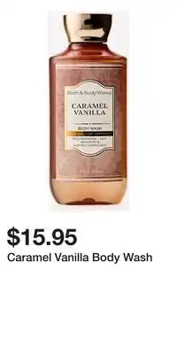 Bath & Body Works Caramel Vanilla Body Wash offer