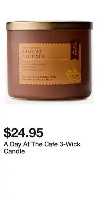 Bath & Body Works A Day At The Cafe 3-Wick Candle offer