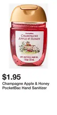 Bath & Body Works Champagne Apple & Honey PocketBac Hand Sanitizer offer