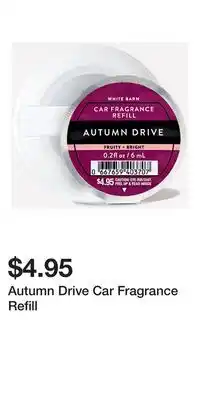 Bath & Body Works Autumn Drive Car Fragrance Refill offer