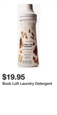 Bath & Body Works Book Loft Laundry Detergent offer