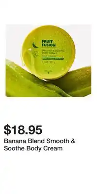 Bath & Body Works Banana Blend Smooth & Soothe Body Cream offer