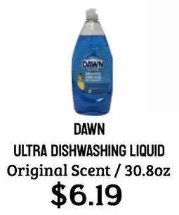 Seven Mile Market Dawn ultra dishwashing liquid offer