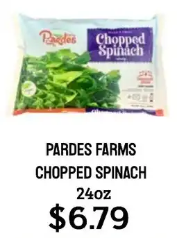 Seven Mile Market Pardes Farms chopped spinach offer