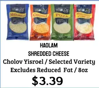 Seven Mile Market Haolam shredded cheese offer