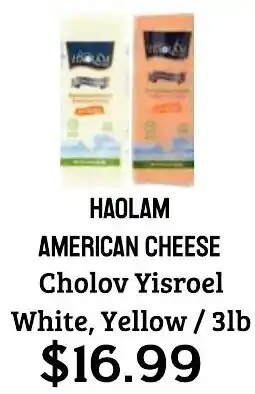 Seven Mile Market Haolam american cheese offer