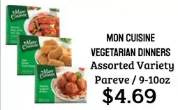 Seven Mile Market Mon cuisine vegetarian dinners offer