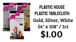 Seven Mile Market Plastic House plastic tablecloth offer