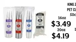 Seven Mile Market King z pet cups offer