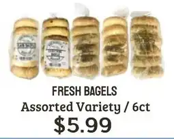 Seven Mile Market Fresh Bagels offer