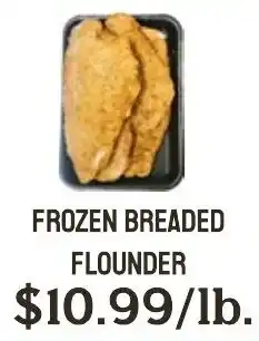 Seven Mile Market Frozen Breaded Flounder offer
