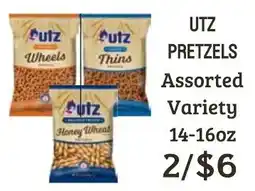 Seven Mile Market Utz pretzels assorted variety offer