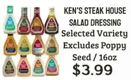 Seven Mile Market Ken's Steak House Salad Dressing offer