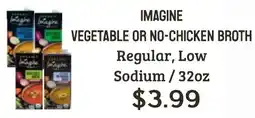 Seven Mile Market Imagine vegetable or no-chicken broth offer
