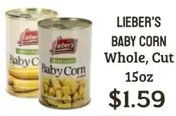 Seven Mile Market Lieber's baby corn offer