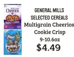 Seven Mile Market General Mills selected cereals offer