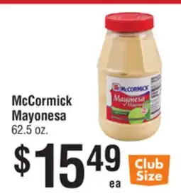 Smart & Final McCormick Mayonesa offer