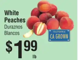 Smart & Final White Peaches offer