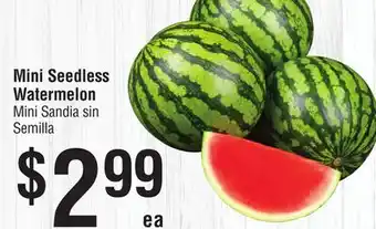 Smart & Final Mini Seedless Watermelon offer