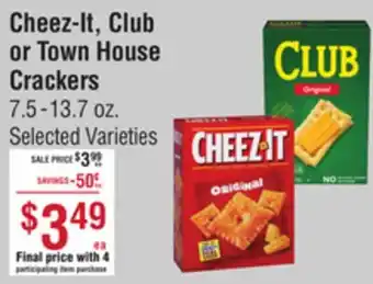 Smart & Final Cheez-It, Club or Town House Crackers offer