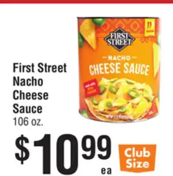 Smart & Final First Street Nacho Cheese Sauce offer