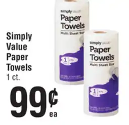 Smart & Final Simply Value Paper Towels offer