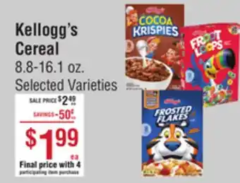 Smart & Final Kellogg's Cereal offer