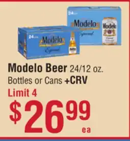 Smart & Final Modelo Beer offer
