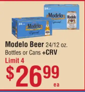 Smart & Final Modelo Beer offer