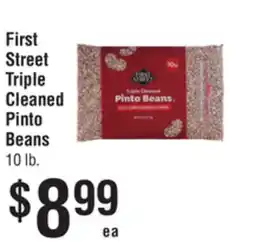 Smart & Final First Street Triple Cleaned Pinto Beans offer