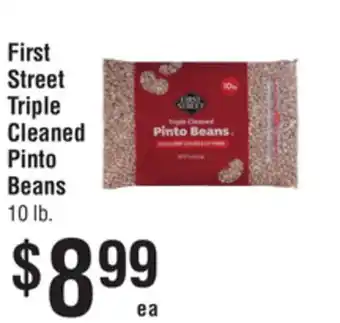 Smart & Final First Street Triple Cleaned Pinto Beans offer