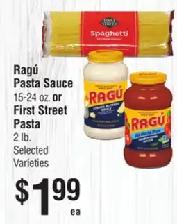 Smart & Final Ragú Pasta Sauce or First Street Paste offer