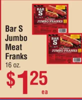 Smart & Final Bar S Jumbo Meat Franks offer