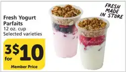 Albertsons Fresh Yogurt Parfaits offer