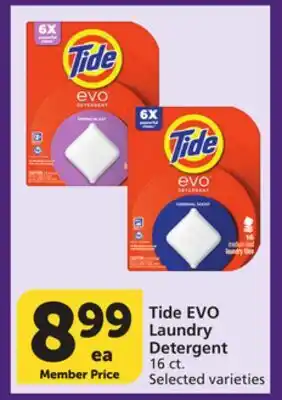 Albertsons Tide EVO Laundry Detergent offer