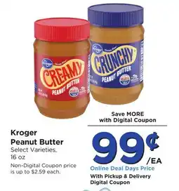 Food 4 Less Kroger Peanut Butter offer