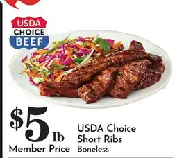 Pavilions USDA Choice Short Ribs offer