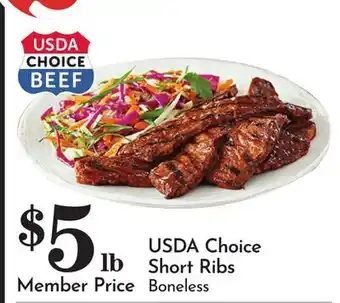 Pavilions USDA Choice Short Ribs offer