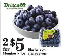 Pavilions Blueberries offer