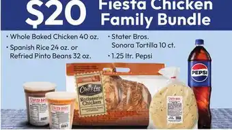 Stater Bros Fiesta Chicken Family Bundle offer