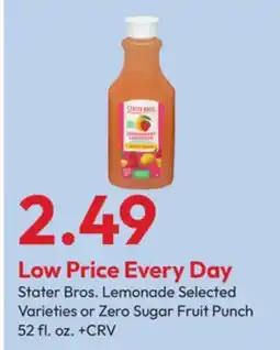 Stater Bros Stater Bros. Lemonade offer