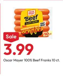 Stater Bros Oscar Mayer 100% Beef Franks offer