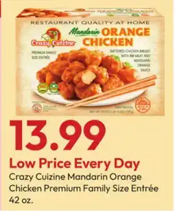 Stater Bros Crazy Cuizine Mandarin Orange Chicken Premium Family Size Entrée offer