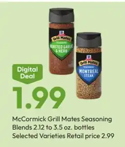 Stater Bros McCormick Grill Mates Seasoning Blends offer