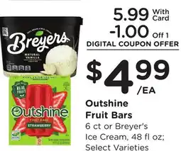 Ralphs Outshine Fruit Bars offer