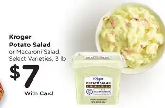Ralphs Kroger Potato Salad offer