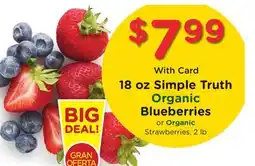 Ralphs 18 oz Simple Truth Organic Blueberries offer