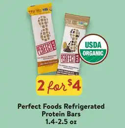 Fresh Thyme Perfect Foods Refrigerated Protein Bars offer
