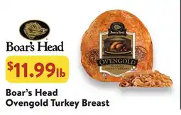 Fresh Thyme Boar's Head Ovengold Turkey Breast offer