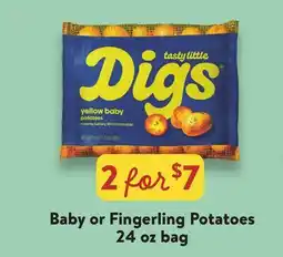 Fresh Thyme Baby or Fingerling Potatoes offer